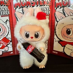 Authentic Pop Mart Coca-Cola The Monster Vinyl Figure - Labubu